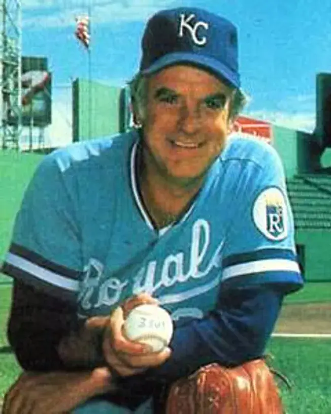 GAYLORD PERRY Kansas City Royals 1983 Majestic Cooperstown Away Baseball Jersey 