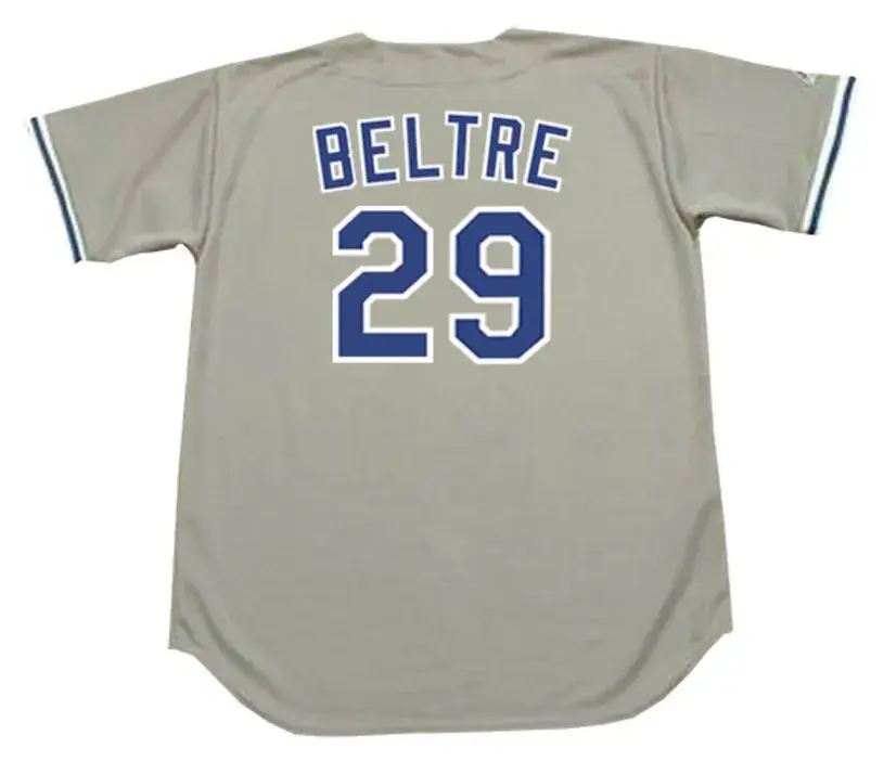 ADRIAN BELTRE Los Angeles Dodgers 1998 Away Majestic Baseball Throwback Jersey 