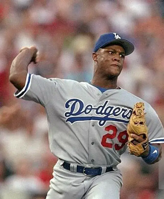 ADRIAN BELTRE Los Angeles Dodgers 1998 Away Majestic Baseball Throwback Jersey 