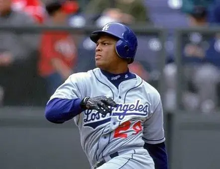 ADRIAN BELTRE Los Angeles Dodgers 1999 Away Majestic Baseball Throwback Jersey 