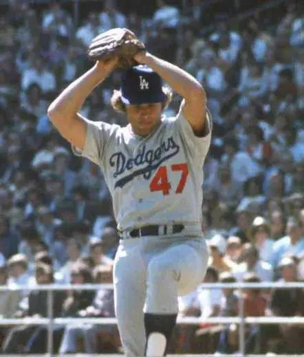 ANDY MESSERSMITH Los Angeles Dodgers 1974 Away Majestic Throwback Baseball Jersey 