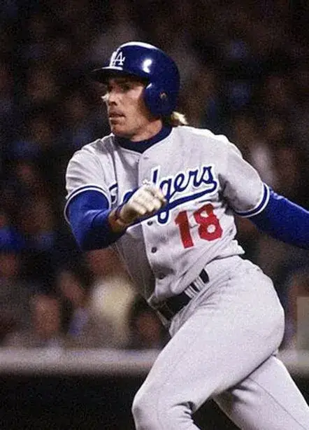 BILL RUSSELL Los Angeles Dodgers 1981 Away Majestic Baseball Throwback Jersey 