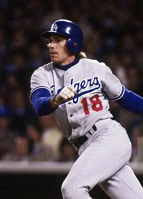 BILL RUSSELL Los Angeles Dodgers 1981 Away Majestic Baseball Throwback Jersey 