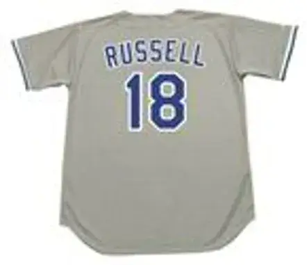 BILL RUSSELL Los Angeles Dodgers 1981 Away Majestic Baseball Throwback Jersey 