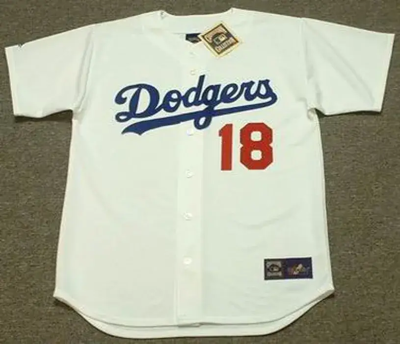 BILL RUSSELL Los Angeles Dodgers 1981 Home Majestic Baseball Throwback Jersey