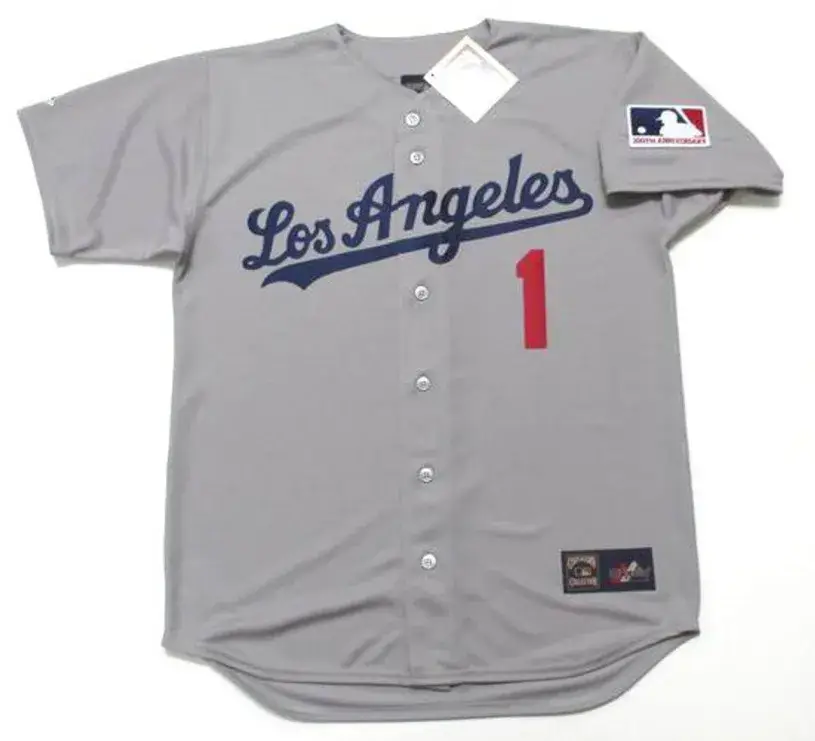 BILLY GRABARKEWITZ Los Angeles Dodgers 1969 Away Majestic Baseball Throwback Jersey