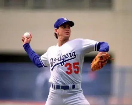 BOB WELCH Los Angeles Dodgers 1981 Away Majestic Baseball Throwback Jersey 