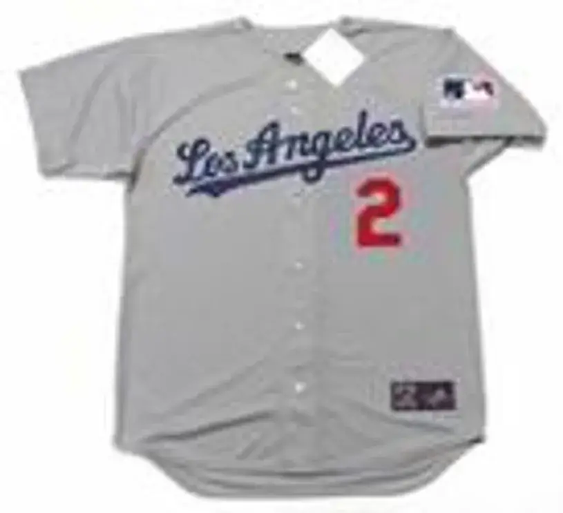 BOBBY VALENTINE Los Angeles Dodgers 1969 Away Majestic Baseball Throwback Jersey 