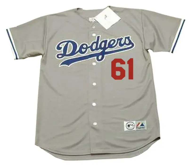 CHAN HO PARK Los Angeles Dodgers 1998 Away Majestic Throwback Baseball Jersey