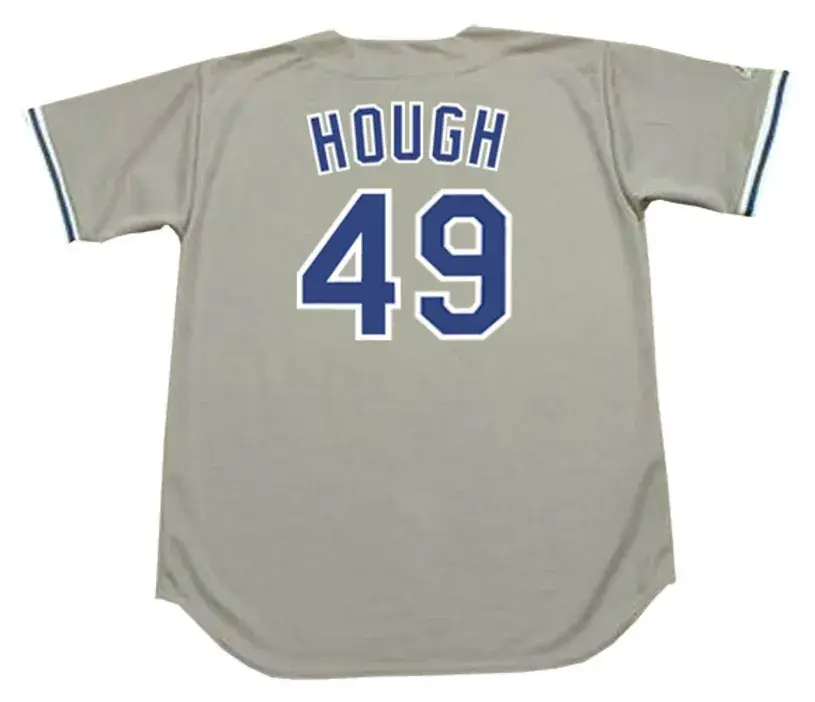 CHARLIE HOUGH Los Angeles Dodgers 1978 Away Majestic Baseball Throwback Jersey 