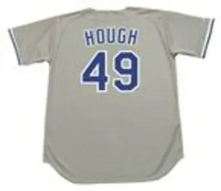 CHARLIE HOUGH Los Angeles Dodgers 1978 Away Majestic Baseball Throwback Jersey 