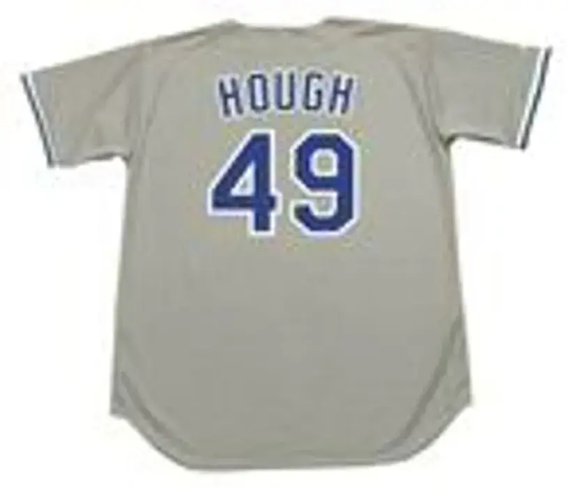 CHARLIE HOUGH Los Angeles Dodgers 1978 Away Majestic Baseball Throwback Jersey 