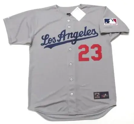CLAUDE OSTEEN Los Angeles Dodgers 1969 Away Majestic Baseball Throwback Jersey 