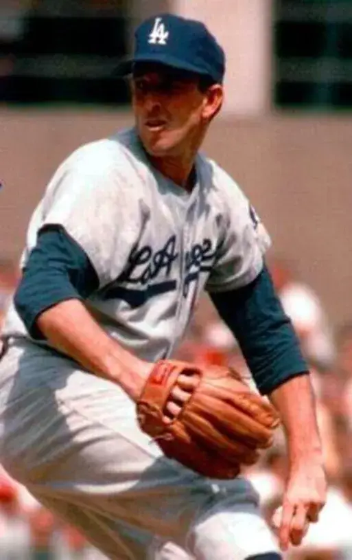 CLAUDE OSTEEN Los Angeles Dodgers 1969 Away Majestic Baseball Throwback Jersey 