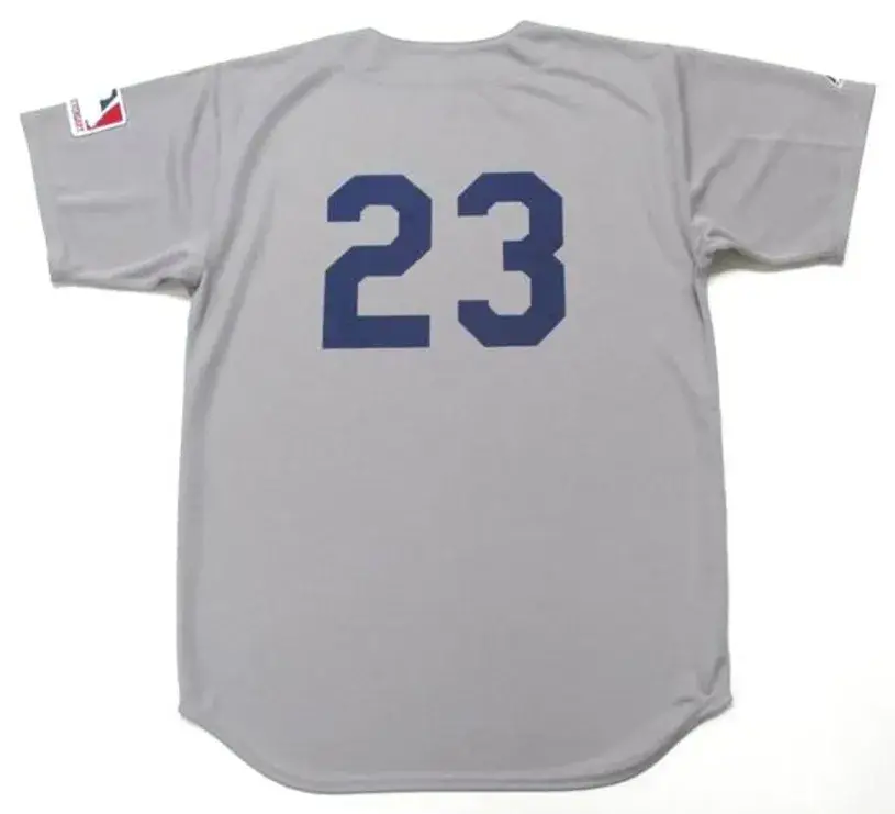 CLAUDE OSTEEN Los Angeles Dodgers 1969 Away Majestic Baseball Throwback Jersey 