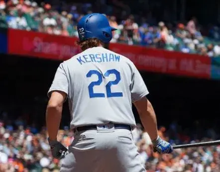 CLAYTON KERSHAW Los Angeles Dodgers 2016 Away Majestic Baseball Throwback Jersey 