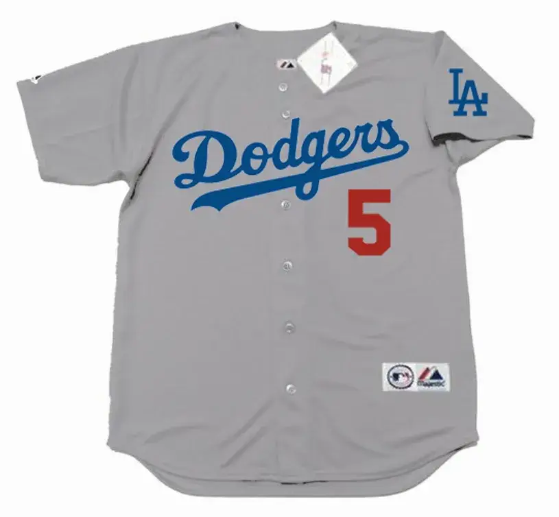 COREY SEAGER Los Angeles Dodgers 2017 Away Majestic Baseball Throwback Jersey