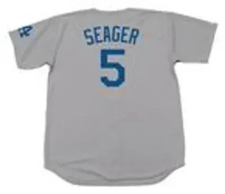 COREY SEAGER Los Angeles Dodgers 2017 Away Majestic Baseball Throwback Jersey 