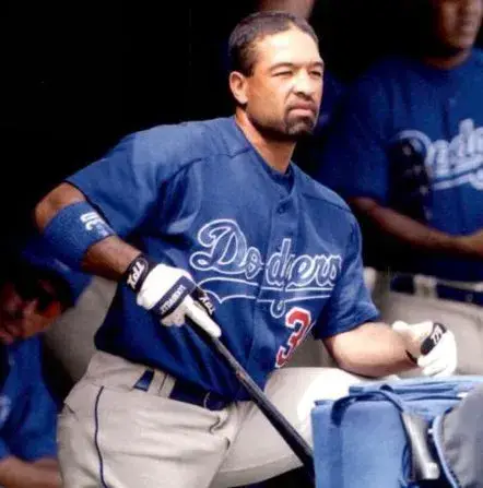 DAVE ROBERTS Los Angeles Dodgers 2003 Majestic Baseball Throwback Jersey 