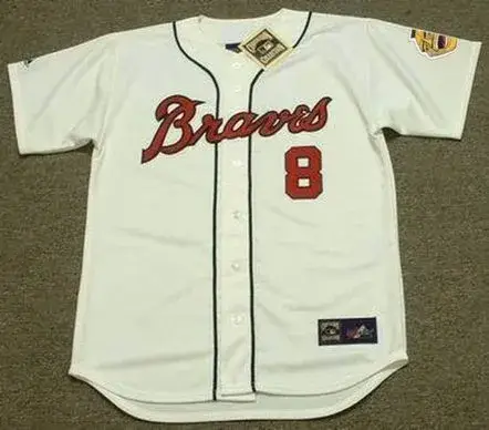 BOB UECKER Milwaukee Braves 1960’s Home Majestic Throwback Baseball Jersey