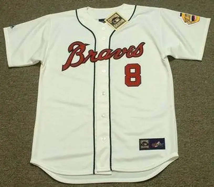 BOB UECKER Milwaukee Braves 1960’s Home Majestic Throwback Baseball Jersey