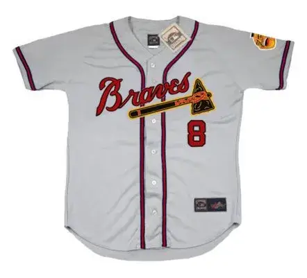 BOB UECKER Milwaukee Braves 1962 Away Majestic Throwback Baseball Jersey 