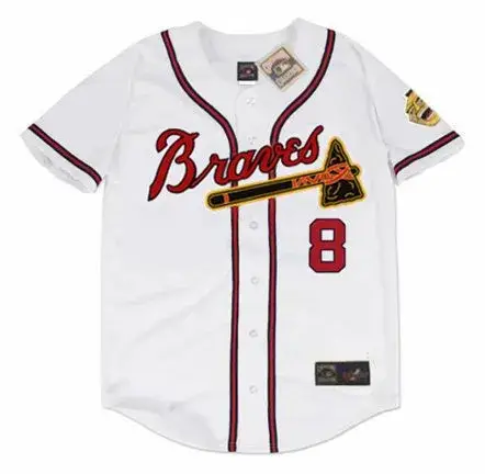 BOB UECKER Milwaukee Braves 1962 Home Majestic Throwback Baseball Jersey