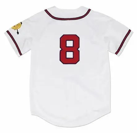 BOB UECKER Milwaukee Braves 1962 Home Majestic Throwback Baseball Jersey 