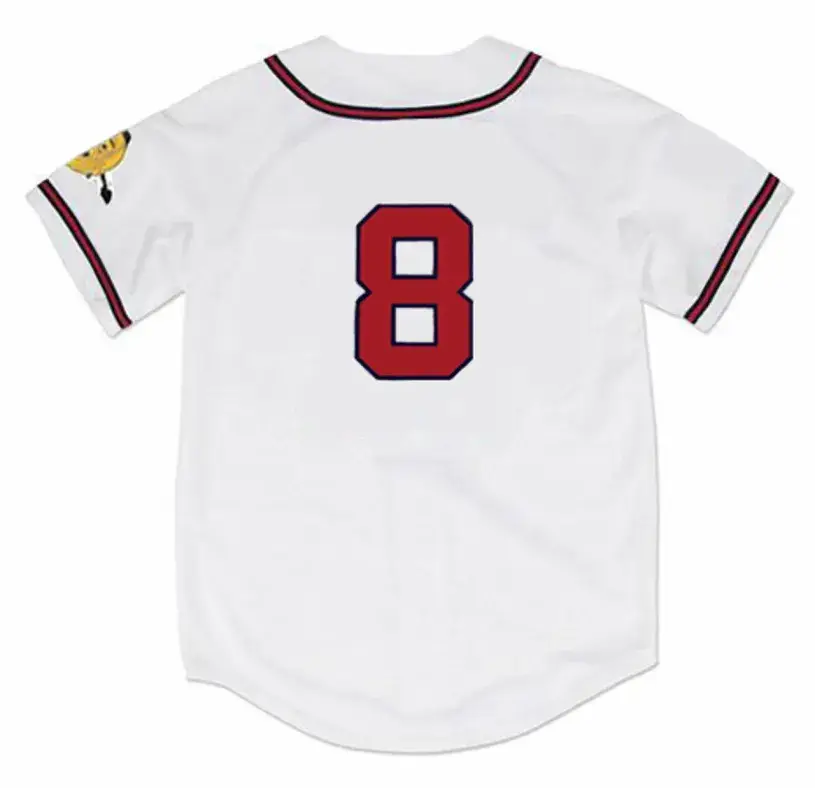 BOB UECKER Milwaukee Braves 1962 Home Majestic Throwback Baseball Jersey 