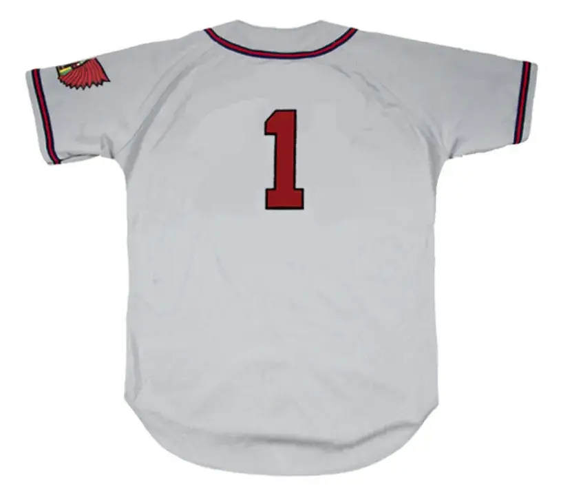 DEL CRANDALL Milwaukee Braves 1955 Away Majestic Throwback Baseball Jersey