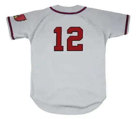 EDDIE STANKY Boston Braves 1949 Away Majestic Throwback Baseball Jersey 