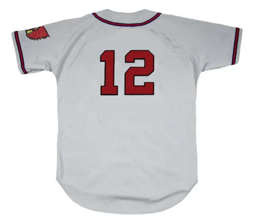 EDDIE STANKY Boston Braves 1949 Away Majestic Throwback Baseball Jersey 