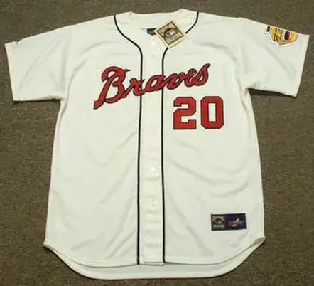 GUS BELL Milwaukee Braves 1960’s Majestic Cooperstown Throwback Baseball Jersey