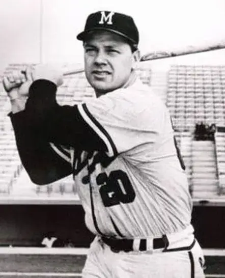 GUS BELL Milwaukee Braves 1960’s Majestic Cooperstown Throwback Baseball Jersey 