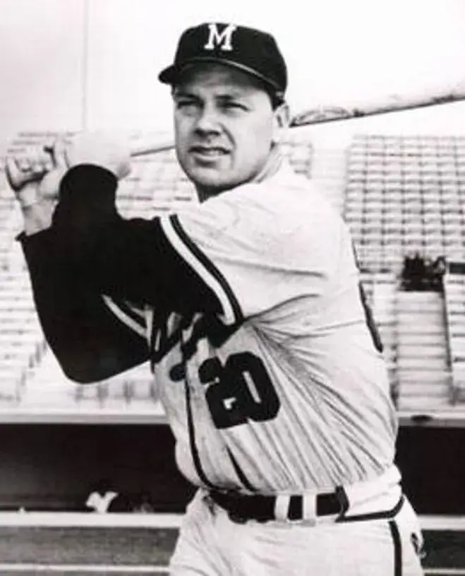 GUS BELL Milwaukee Braves 1960’s Majestic Cooperstown Throwback Baseball Jersey 
