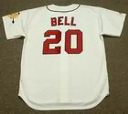 GUS BELL Milwaukee Braves 1960’s Majestic Cooperstown Throwback Baseball Jersey 