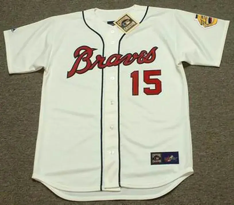 JOE TORRE Milwaukee Braves 1960’s Majestic Cooperstown Throwback Baseball Jersey