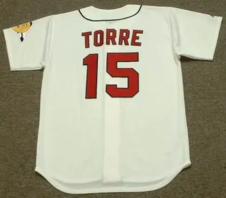 JOE TORRE Milwaukee Braves 1960’s Majestic Cooperstown Throwback Baseball Jersey 