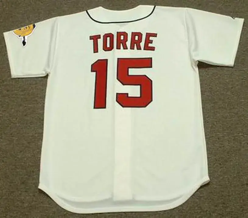 JOE TORRE Milwaukee Braves 1960’s Majestic Cooperstown Throwback Baseball Jersey 