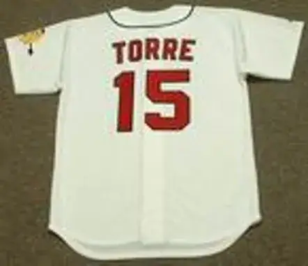 JOE TORRE Milwaukee Braves 1960’s Majestic Cooperstown Throwback Baseball Jersey 