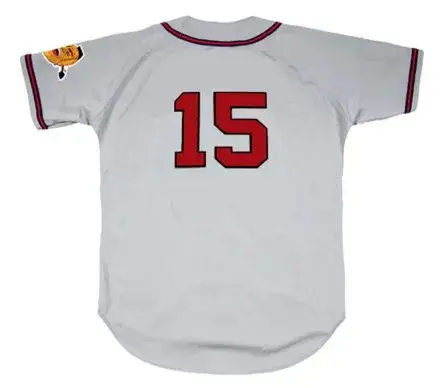 JOE TORRE Milwaukee Braves 1962 Away Majestic Throwback Baseball Jersey