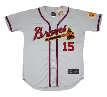 JOE TORRE Milwaukee Braves 1962 Away Majestic Throwback Baseball Jersey 