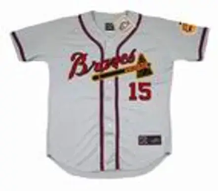 JOE TORRE Milwaukee Braves 1962 Away Majestic Throwback Baseball Jersey 