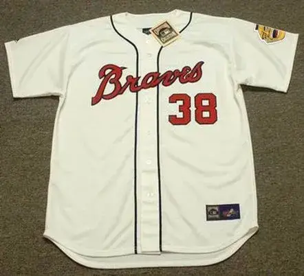 RON PICHE Milwaukee Braves 1963 Majestic Cooperstown Throwback Baseball Jersey