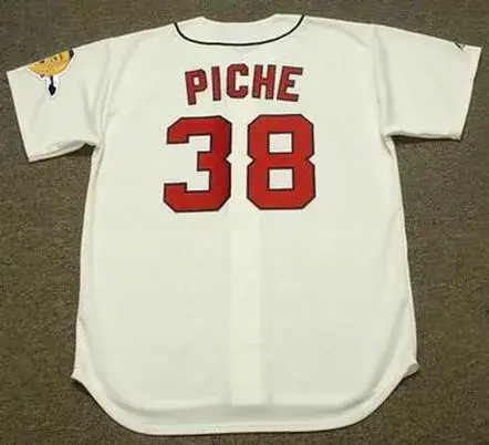 RON PICHE Milwaukee Braves 1963 Majestic Cooperstown Throwback Baseball Jersey 