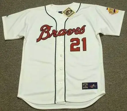 WARREN SPAHN Milwaukee Braves 1960’s Majestic Cooperstown Baseball Jersey
