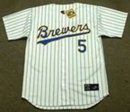 BJ SURHOFF Milwaukee Brewers 1990 Home Majestic Throwback Baseball Jersey 
