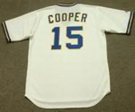 CECIL COOPER Milwaukee Brewers 1977 Home Majestic Throwback Baseball Jersey 
