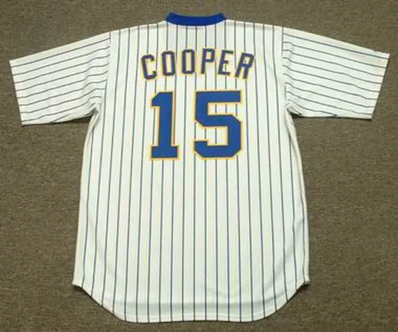 CECIL COOPER Milwaukee Brewers 1982 Home Majestic Throwback Baseball Jersey 