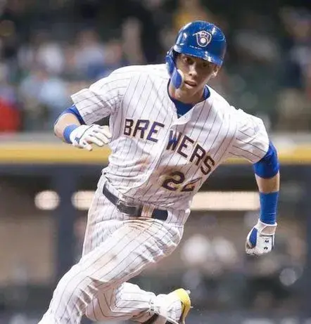 CHRISTIAN YELICH Milwaukee Brewers Majestic Authentic Home Baseball Jersey 